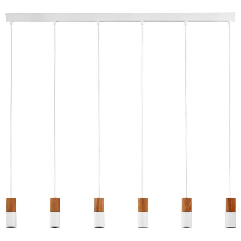 Подвесной светильник TK Lighting 6308 Elit White/Wood 6