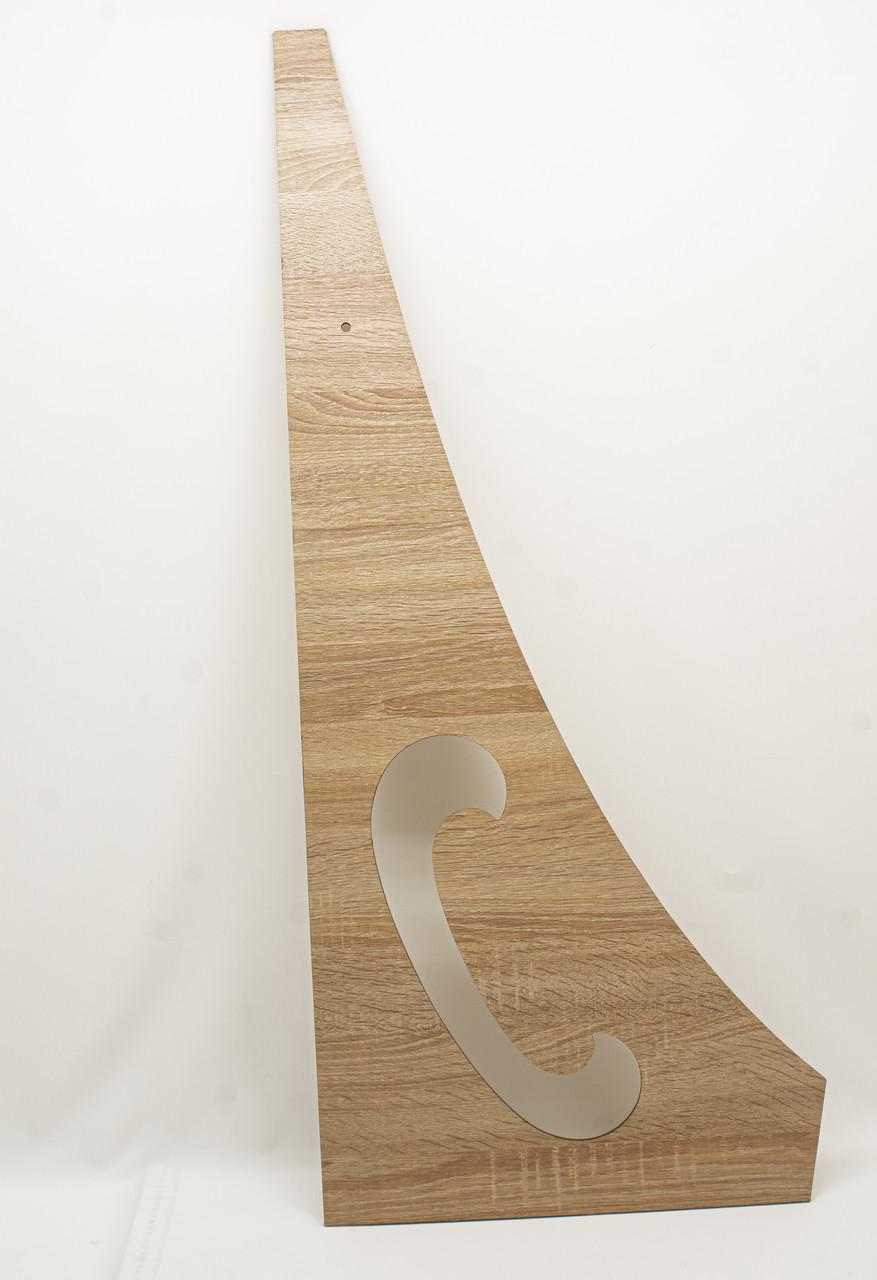 Лекало Трикутник із проймою 35,5х14 см з дерева 100х40х0,3 см (1451367973) - фото 2