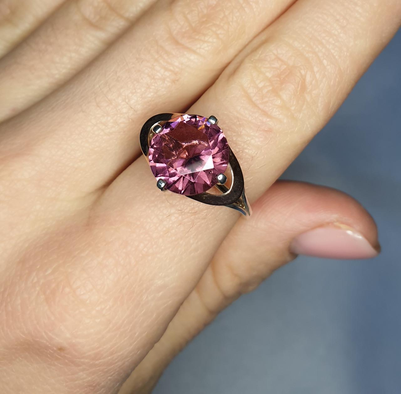 Кольцо серебряное с турмалин альпинитом Ива р. 19,5 3,5 г (1352719718)