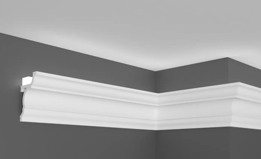 Карниз полимерный для LED-освещения Grand Décor KH 916 жесткий 2000 мм (2322375222)