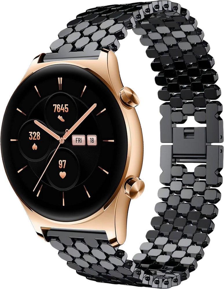 Браслет металевий Scaly для Honor Watch GS 3 Black (39611-2B)
