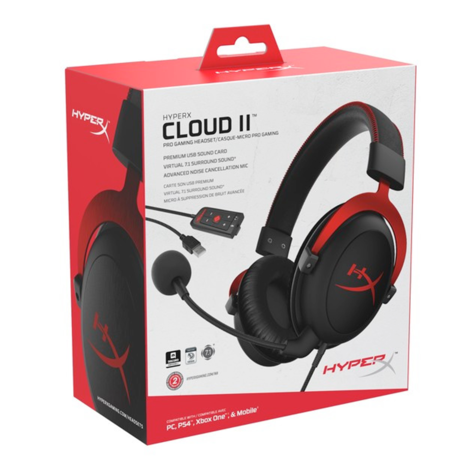 Наушники-гарнитура игровые HyperX Cloud II (23930263) - фото 7