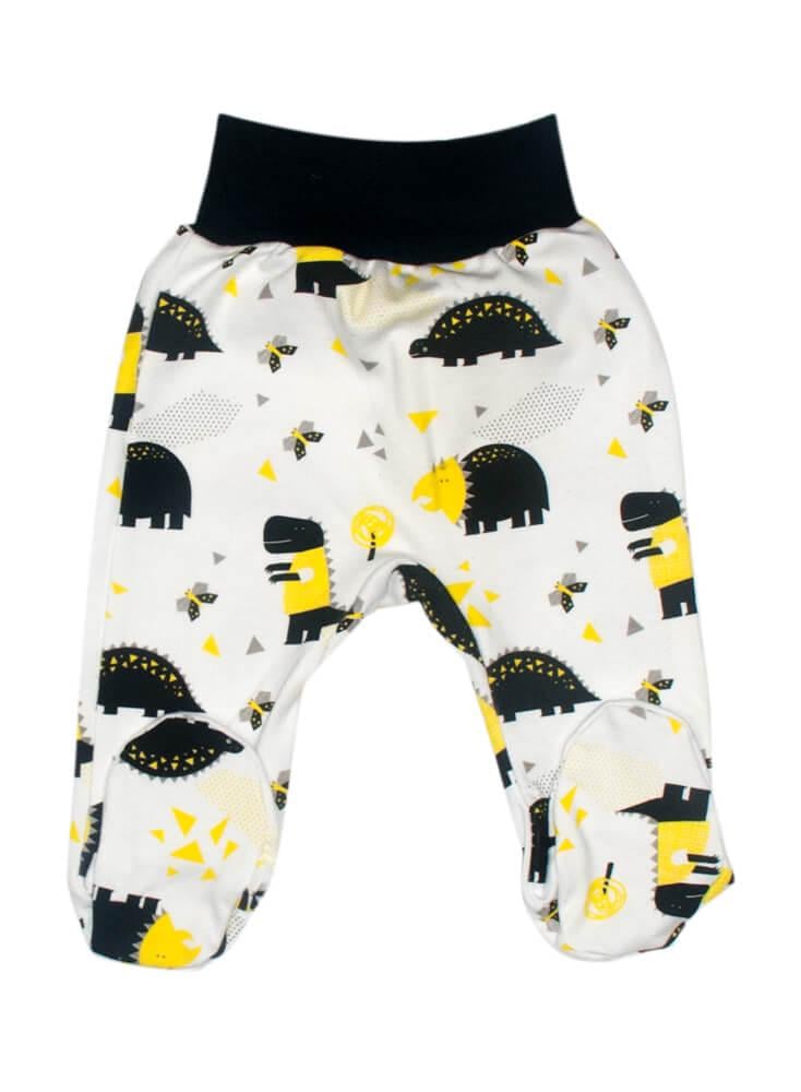 Ползунки детские Динозавры р. 56 Белый (1111027-56) Ползунки детские Динозавры р. 56 Белый (1111027-56)