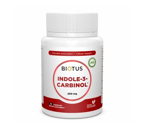 Пищевая добавка Индол-3-карбинол Indole-3-carbinol Biotus 60 капсул