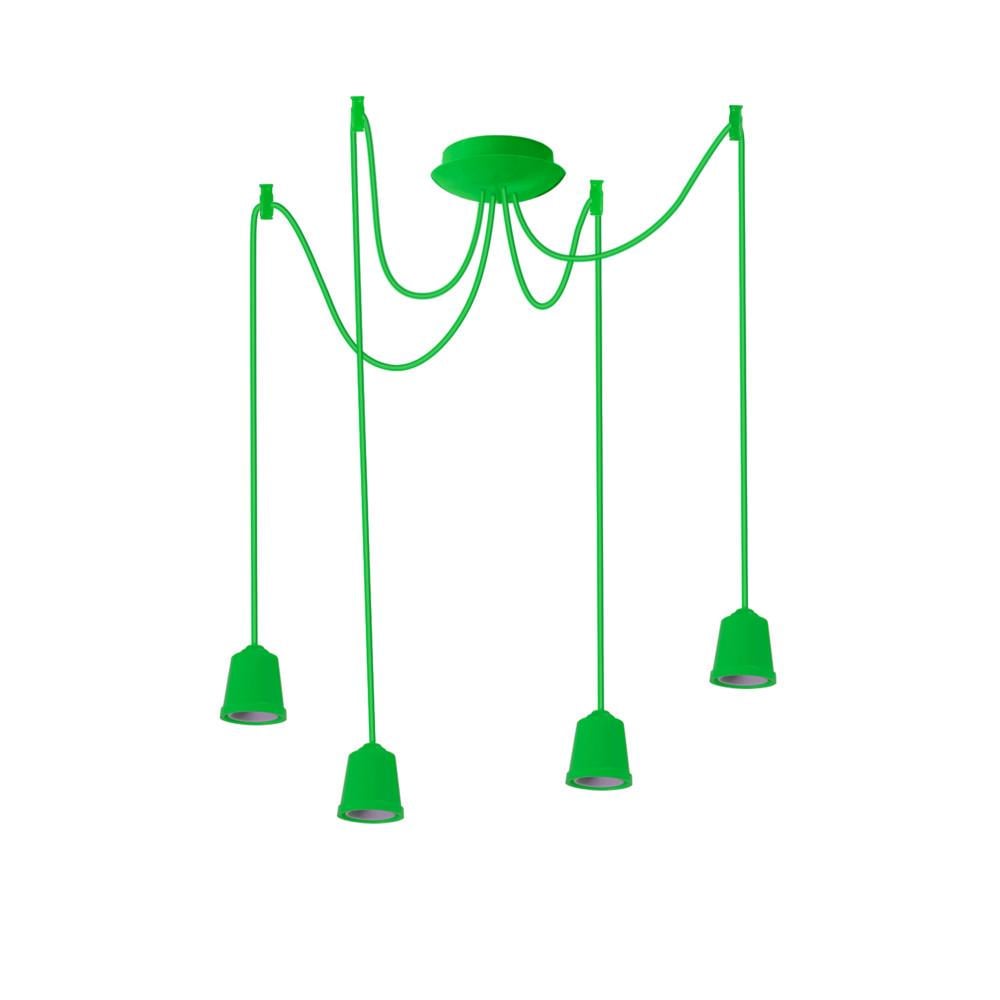 Підвісний світильник ERKA 424 стельовий 4xЕ27a 2 м Салатовий (27551280) Підвісний світильник ERKA 424 стельовий 4xЕ27a 2 м Салатовий (27551280)