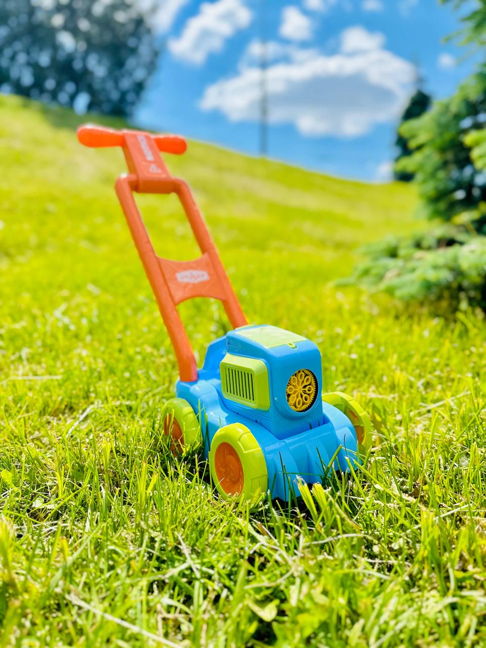 Газонокосилка с мыльными пузырями Голубой (2149)