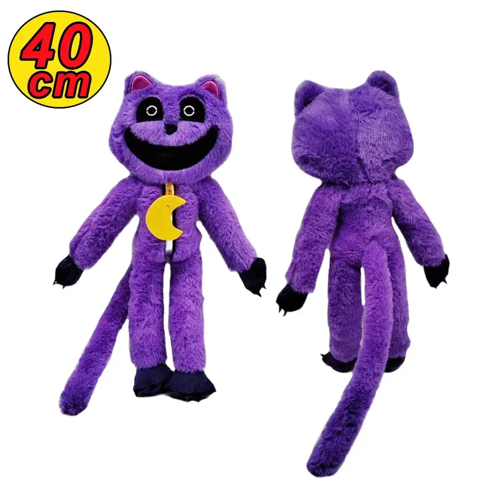 М'яка іграшка Poppy Playtime Cat Napping CatNap Усміхнені тварини 40 см - фото 2