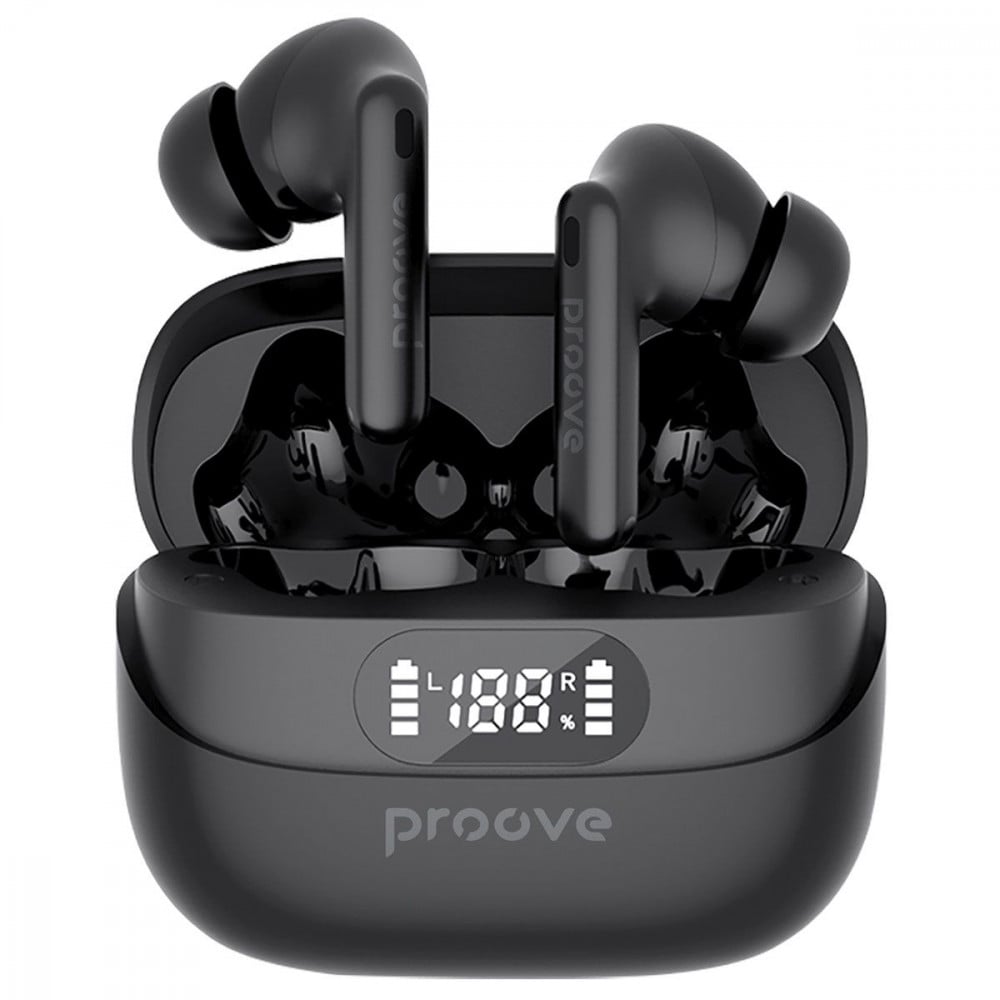 Наушники беспроводные Proove Digital Pro TWS with ANC APP Black (612140001)