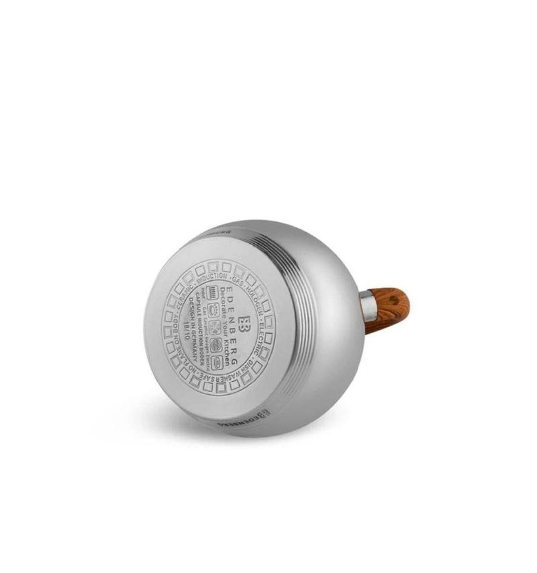 Чайник Edenberg EB7006SB со свистком нержавеющая сталь 3 л (14525808) - фото 2