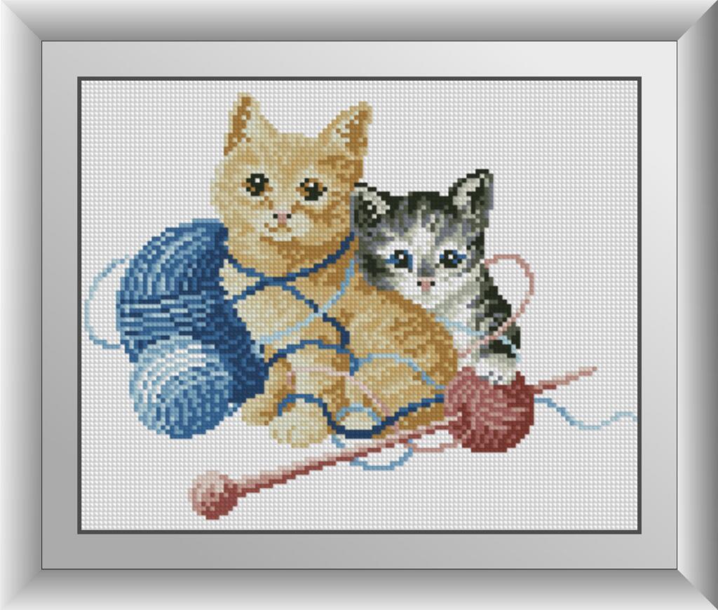 Алмазная мозаика Dream Art Котята 25х31 см (DA.30111)