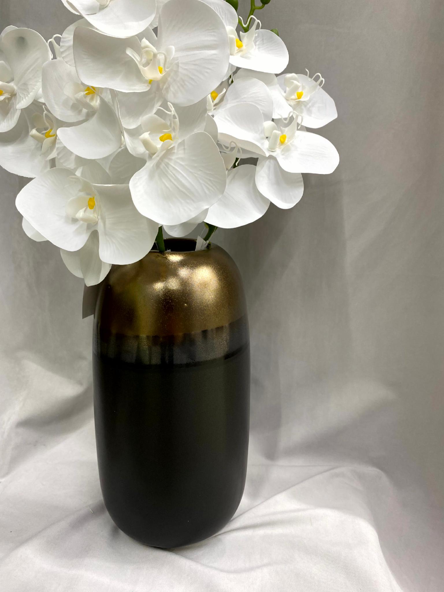 Ваза керамічна d 15 см 28 см Бронзовий (93670424) - фото 4 Ваза керамічна d 15 см 28 см Бронзовий (93670424) - фото 4