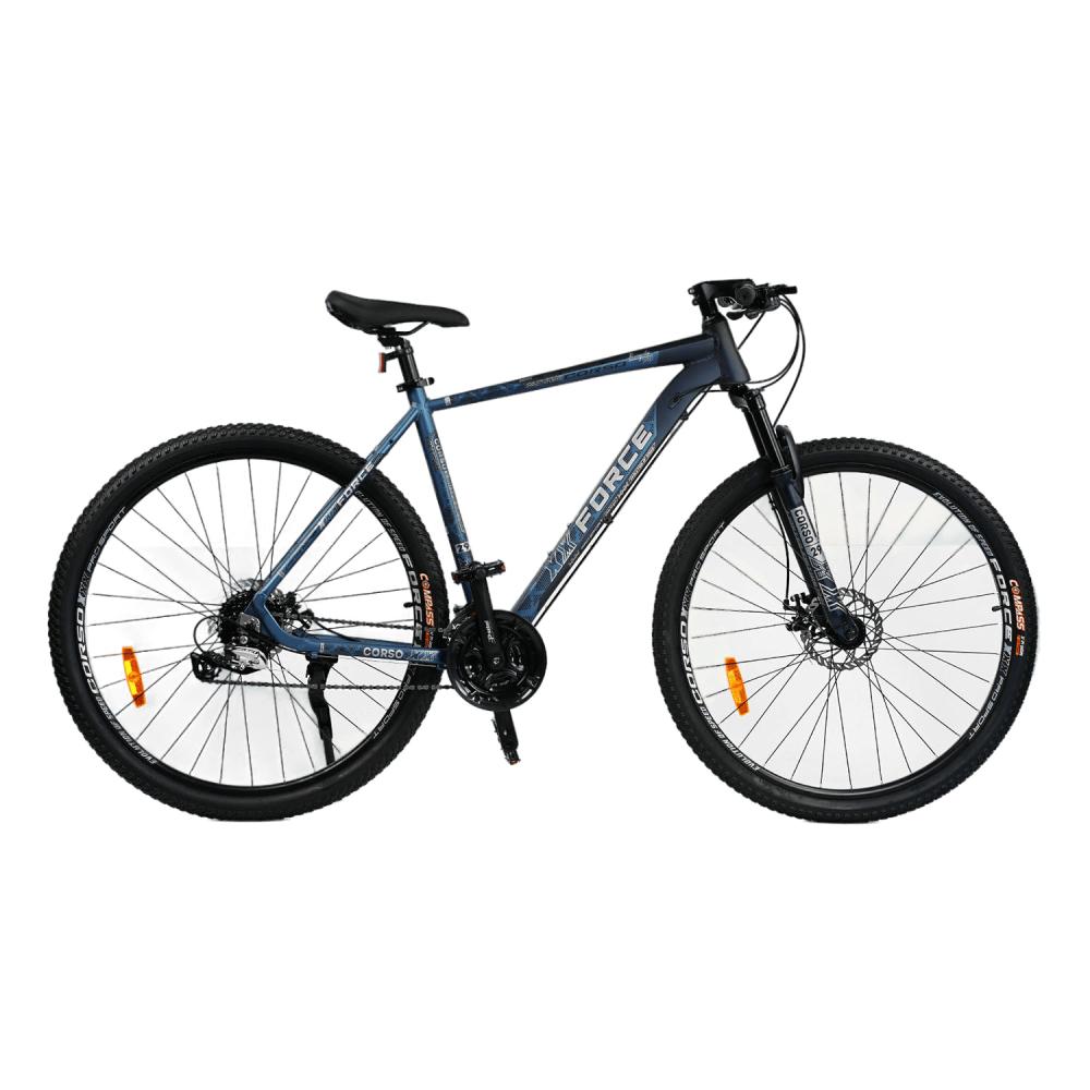 Велоcипед спортивный Corso X-Force 29" рама алюминиевая 21" 24 скоростей Blue (127952)