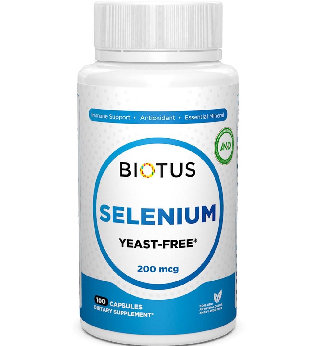Комплекс Селен и Молибден Biotus Selenium 200 mcg 100 Caps BIO-530852