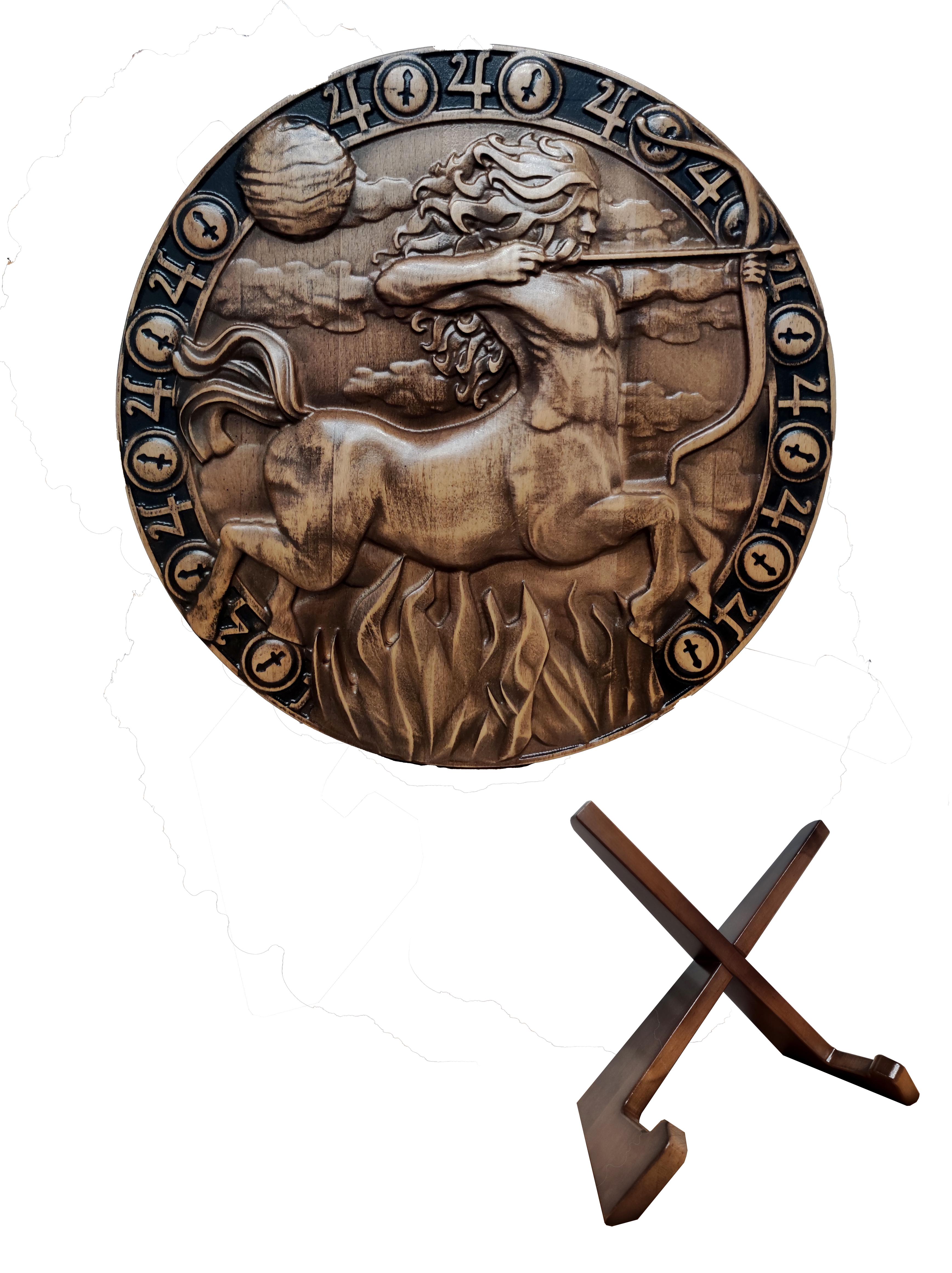 Сувенир из дерева ALEDRO Зодиак Стрелец 300х300х25 мм (2772991395)