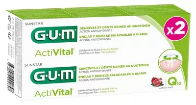 Зубна паста Gum ActiVital Q10 2х75 мл (37017609)