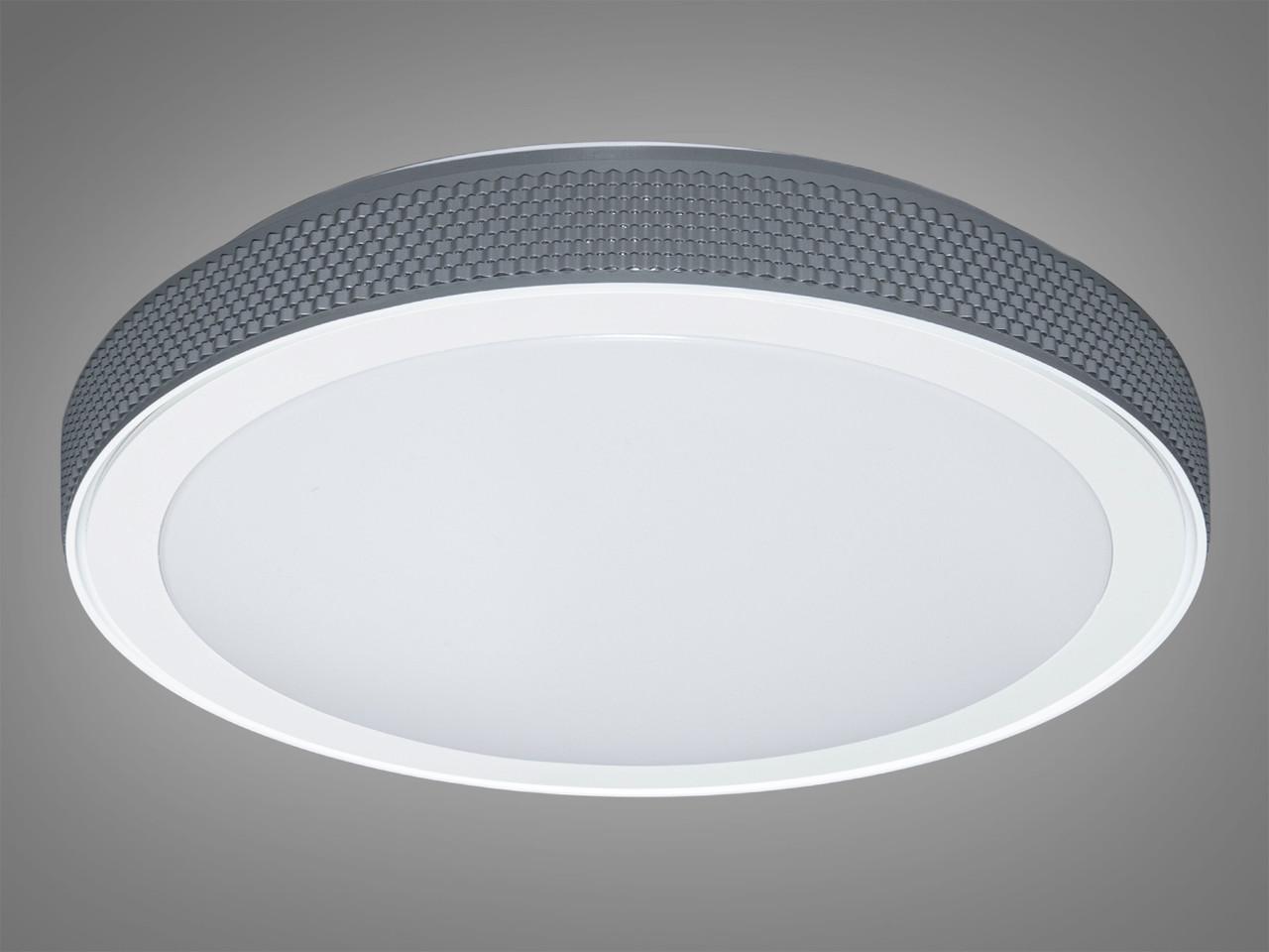Потолочный светильник на кухню YR-400GR-LS 52W на 8 м2 Серый (2295952129)