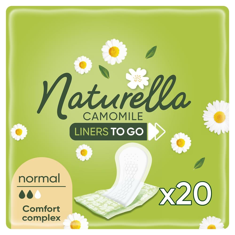 Прокладки гигиенические ежедневные Naturella Camomile Normal Single To Go в индивидуальной упаковке 20 шт. (30849308)