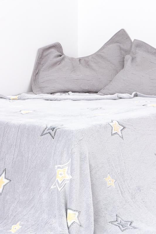 Покривала плюшеві Носи Своє 200х230 см Графітовий (59298)