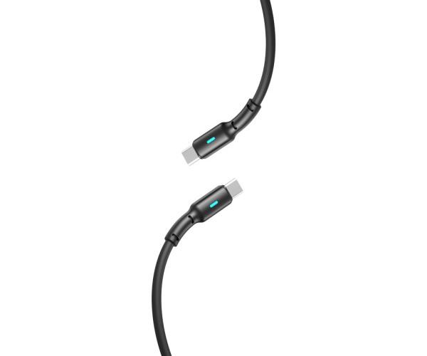 Кабель Gelius Lumin Lamp GP-UC100 Type-C-Type-C 2 м 60W Black (0100000100085) - фото 3