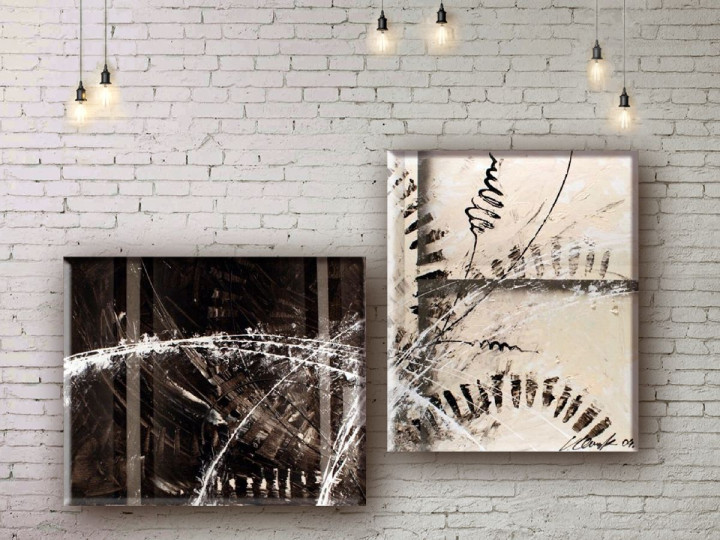 Картина модульная ArtStar Абстракция MHM17_2_017 70х110 см 2 части