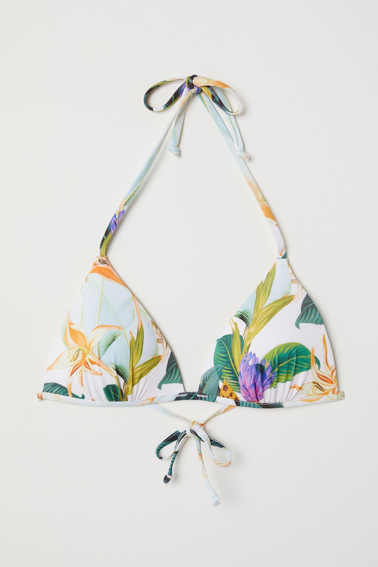 Лиф купальный H&M Цветы р. 34 Белый (8115602217) Лиф купальный H&M Цветы р. 34 Белый (8115602217)