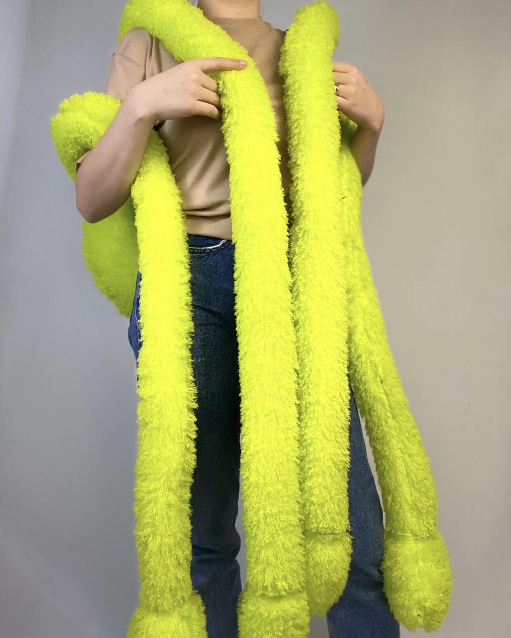 М'яка іграшка-подушка Восьминіг Обнімаш 190 см Салатовий (E33171) - фото 7 М'яка іграшка-подушка Восьминіг Обнімаш 190 см Салатовий (E33171) - фото 7