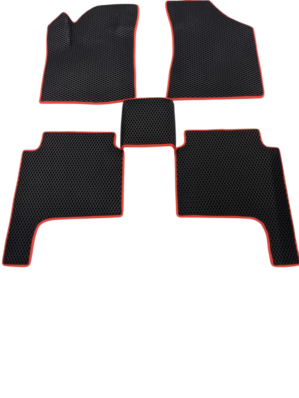 Коврики EVA с 3Д лапой в салон для Hyundai Santa Fe II 2006-2010 гг. Черный (2430609704)