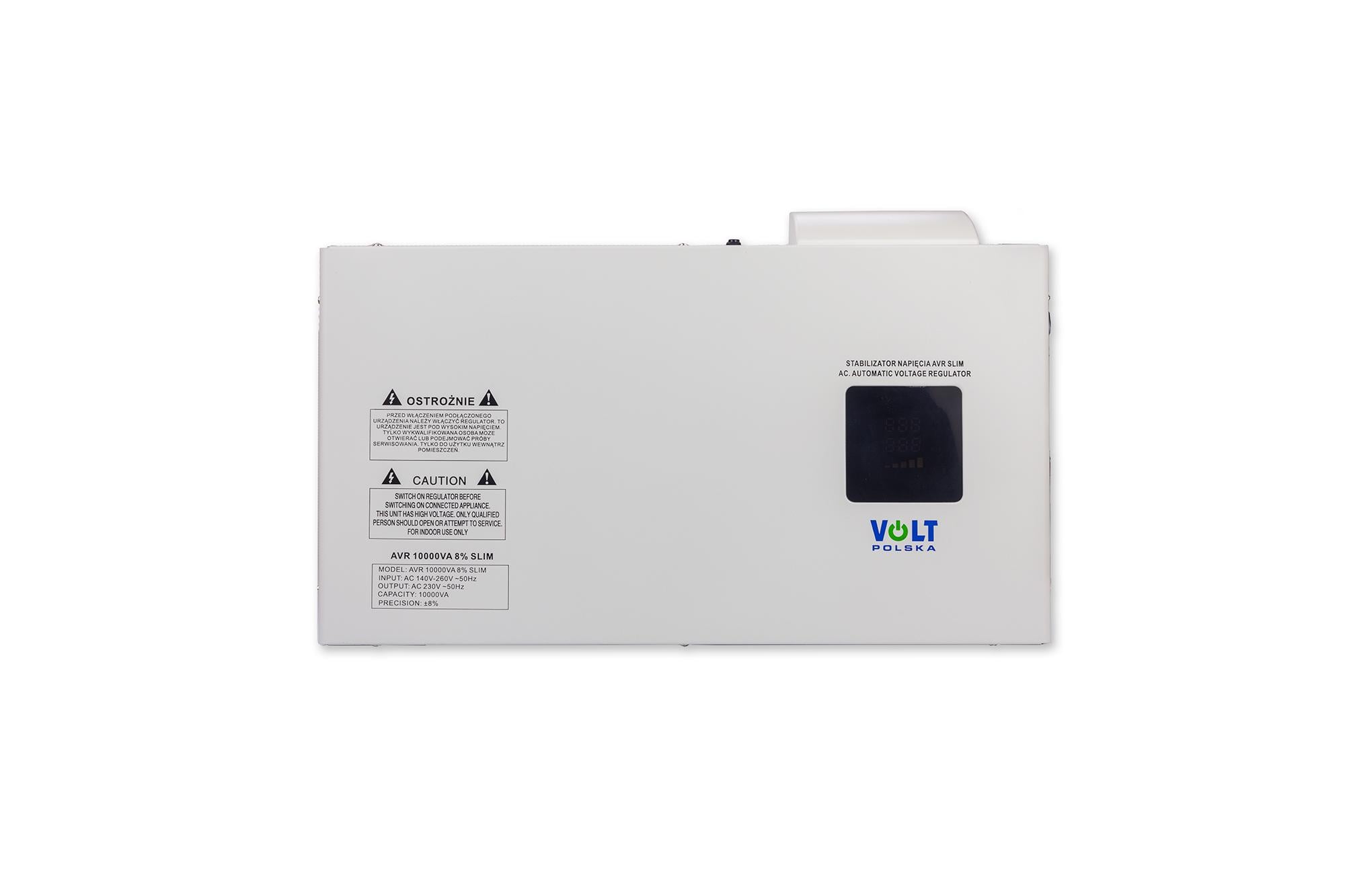 Стабилизатор напряжения Volt Polska SLIM AVR 10000VA 8% (5AVRZSK100)