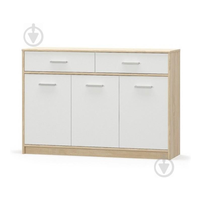 Комод для вещей Мебель Сервис Типс 3Д2Ш дуб самоа/белый Комод для вещей Мебель Сервис Типс 3Д2Ш дуб самоа/белый