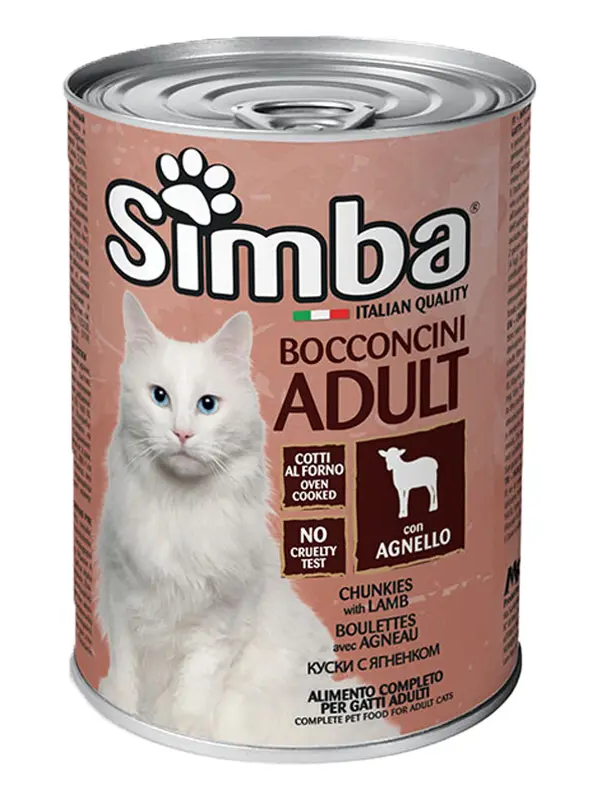 Корм вологий для котів Simba Cat Wet Ягня 415 г (70009546)