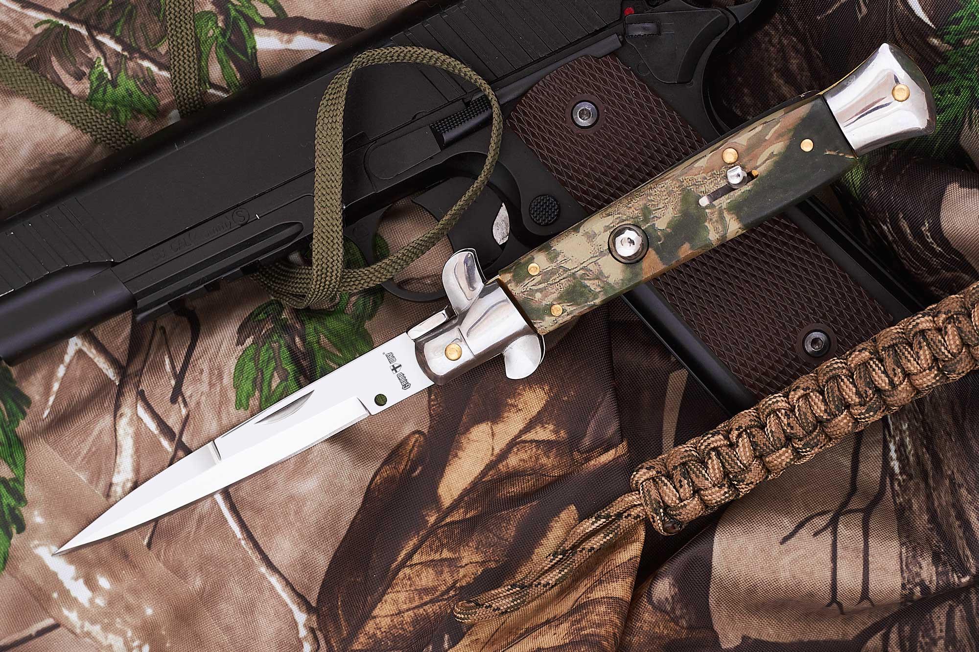 Нож охотничий выкидной Grand Way 170201-15 стилет