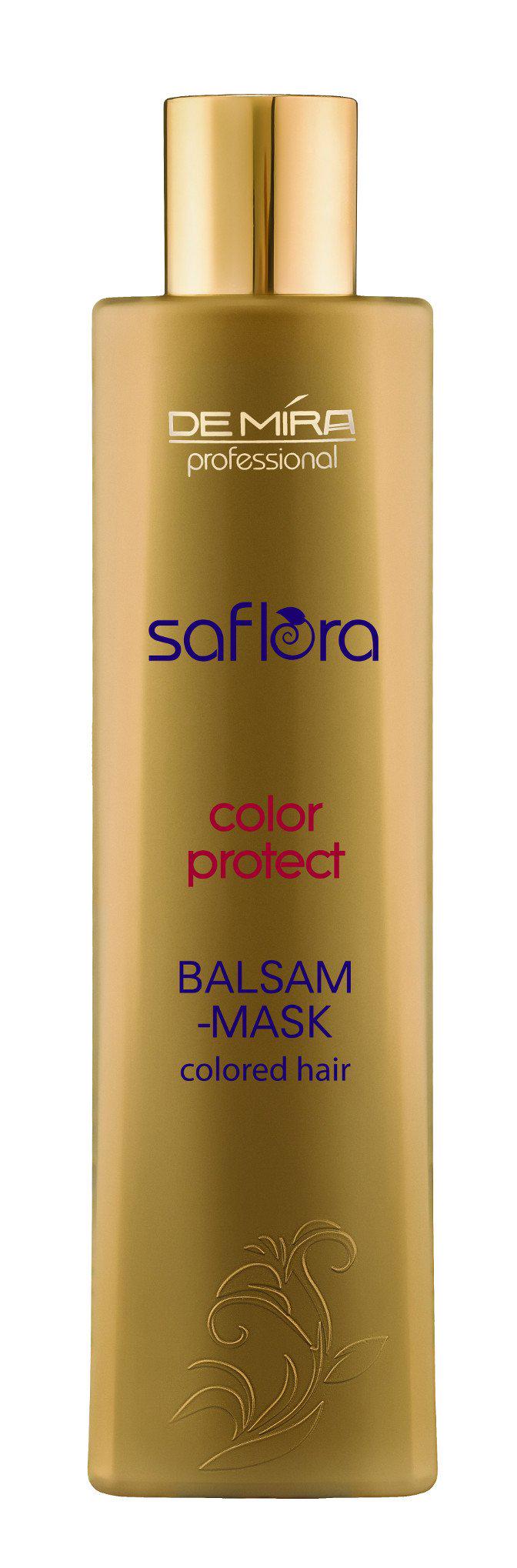 Бальзам-маска для окрашенных и тонированных волос Demira Professional Saflora Color Protect 300 мл (000661)