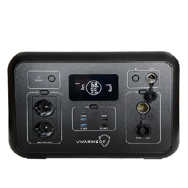 Зарядна станція для дому UWarmsof портативна електро 1200 Вт (22842069)