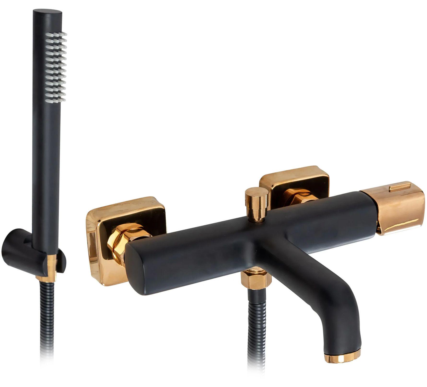 Смеситель для ванны CUBO REA SALTO B6352 reac-00000000630 однорычажный Черный (165140)