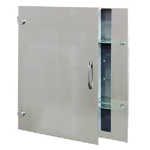 Зеркальный шкаф с боковыми полками Seria A "Эконом" №55 650x550x130 мм