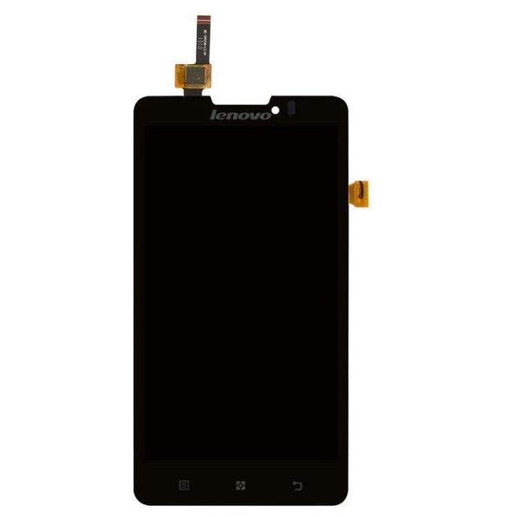 Дисплейный модуль/сенсор для Lenovo P780 Черный (000016514)
