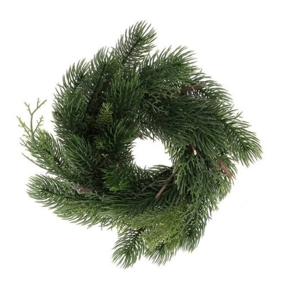 Віночок новорічний з хвої 25 см (SK00015)