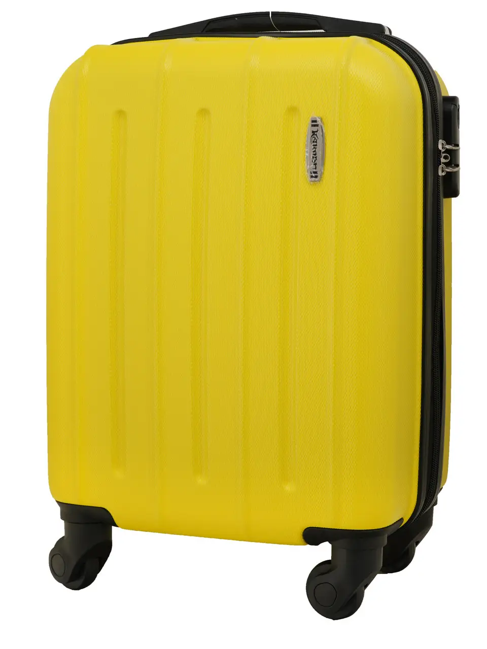 Валіза пластикова KAIMAN 13021 ручна поклажа 40x30x20 см Жовтий - фото 2 Валіза пластикова KAIMAN 13021 ручна поклажа 40x30x20 см Жовтий - фото 2
