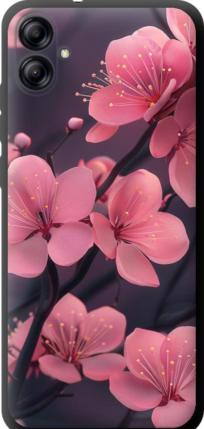 Чехол на Samsung Galaxy A04e A042F Пурпурная сакура (6075b-2908-42517) Чехол на Samsung Galaxy A04e A042F Пурпурная сакура (6075b-2908-42517)