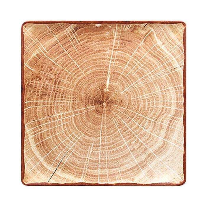 Тарелка квадратная Rak Woodart 30 см (WDEDSQ30TB)