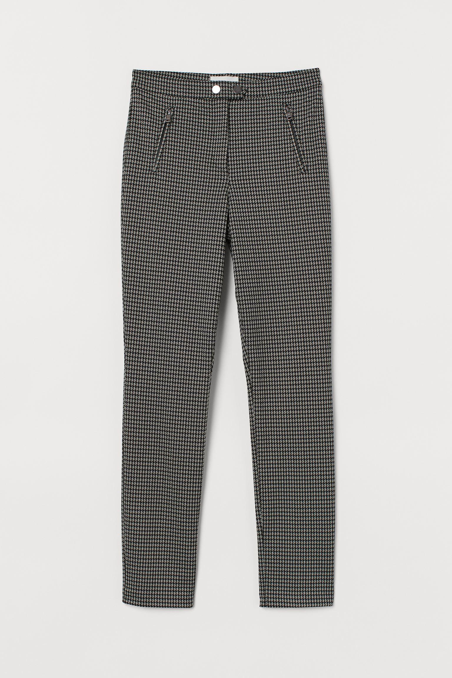 Брюки H&M р. 36 узоры Черный (11036567190)