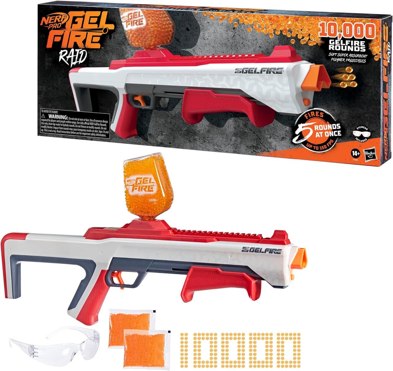 Бластер із гелевими кульками Hasbro F7634 NERF Pro Gelfire Raid Blaster - фото 10