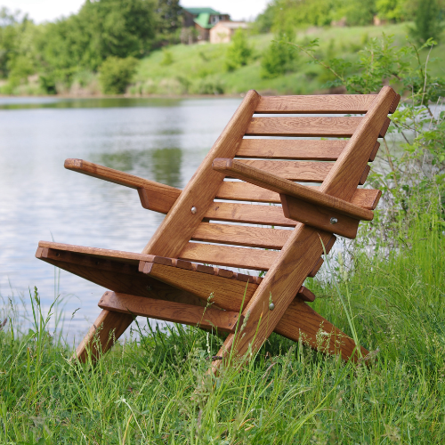 Шезлонг дубовый RELAX WOOD Делайт натуральное дерево (10844012) - фото 2