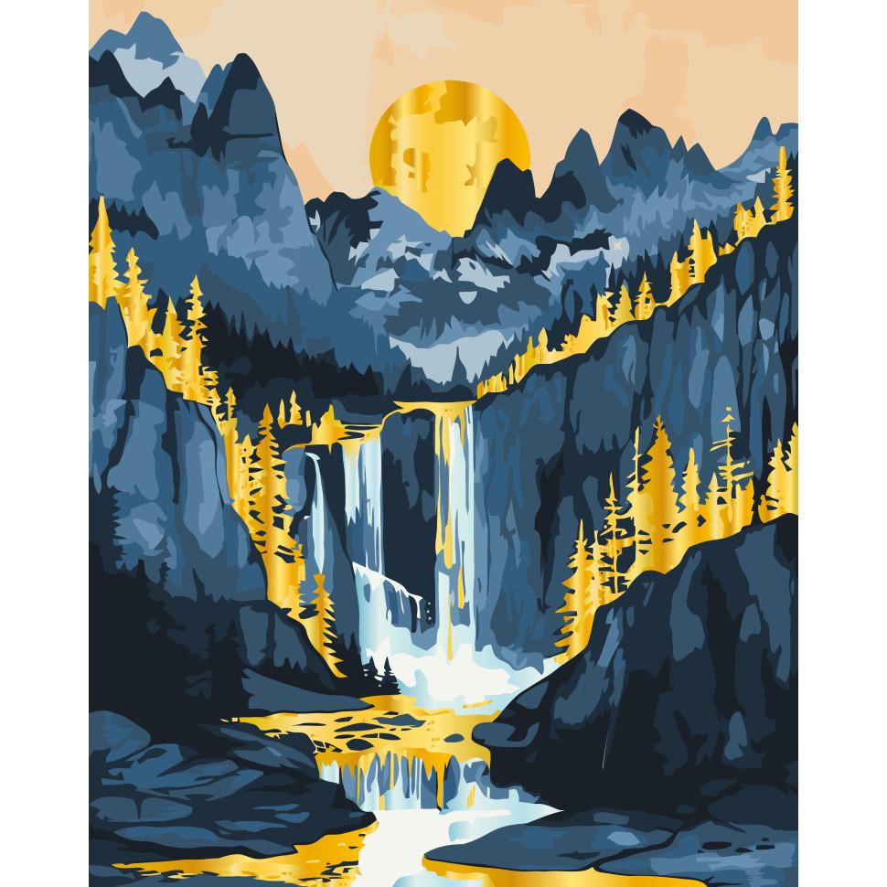 Картина по номерам ART CRAFT Золотой пейзаж с металлизированными красками 40x50 см (11076-AC)