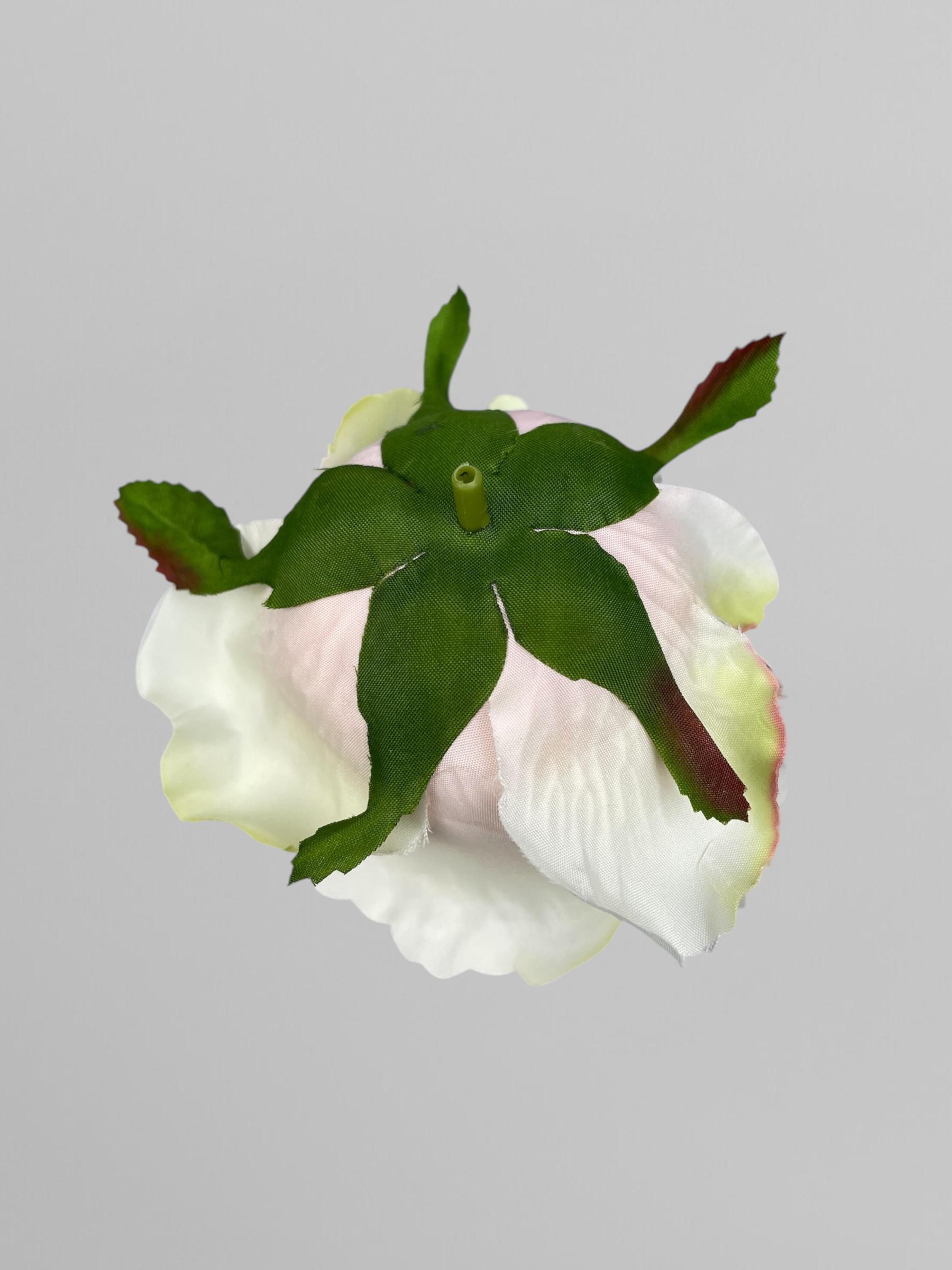 Искусственная головка розы сатиновая 8 см Кремовый (К02022) - фото 4 Искусственная головка розы сатиновая 8 см Кремовый (К02022) - фото 4