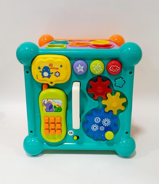 Музичний розвиваючий центр Limo Toy Куб-сортер FT 0003 на радіокеруванні Музичний розвиваючий центр Limo Toy Куб-сортер FT 0003 на радіокеруванні