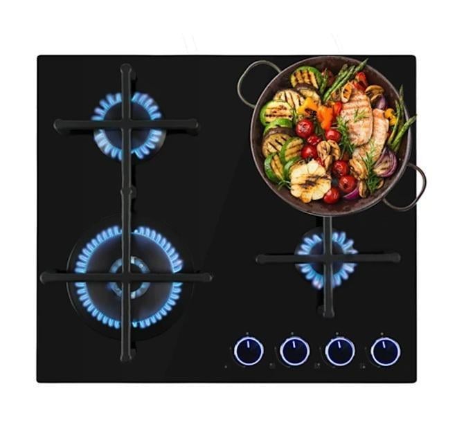 Варильна поверхня газова KLARSTEIN Illuminosa 4 (10035464) - фото 2