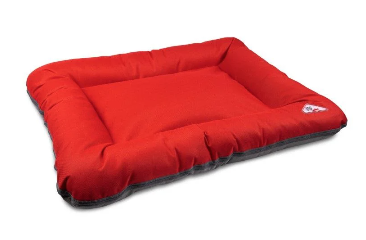 Лежак для собак та котів Pet Fashion ASKOLD 5 102x76x14 см Червоно-сірий (4823082417636) - фото 1