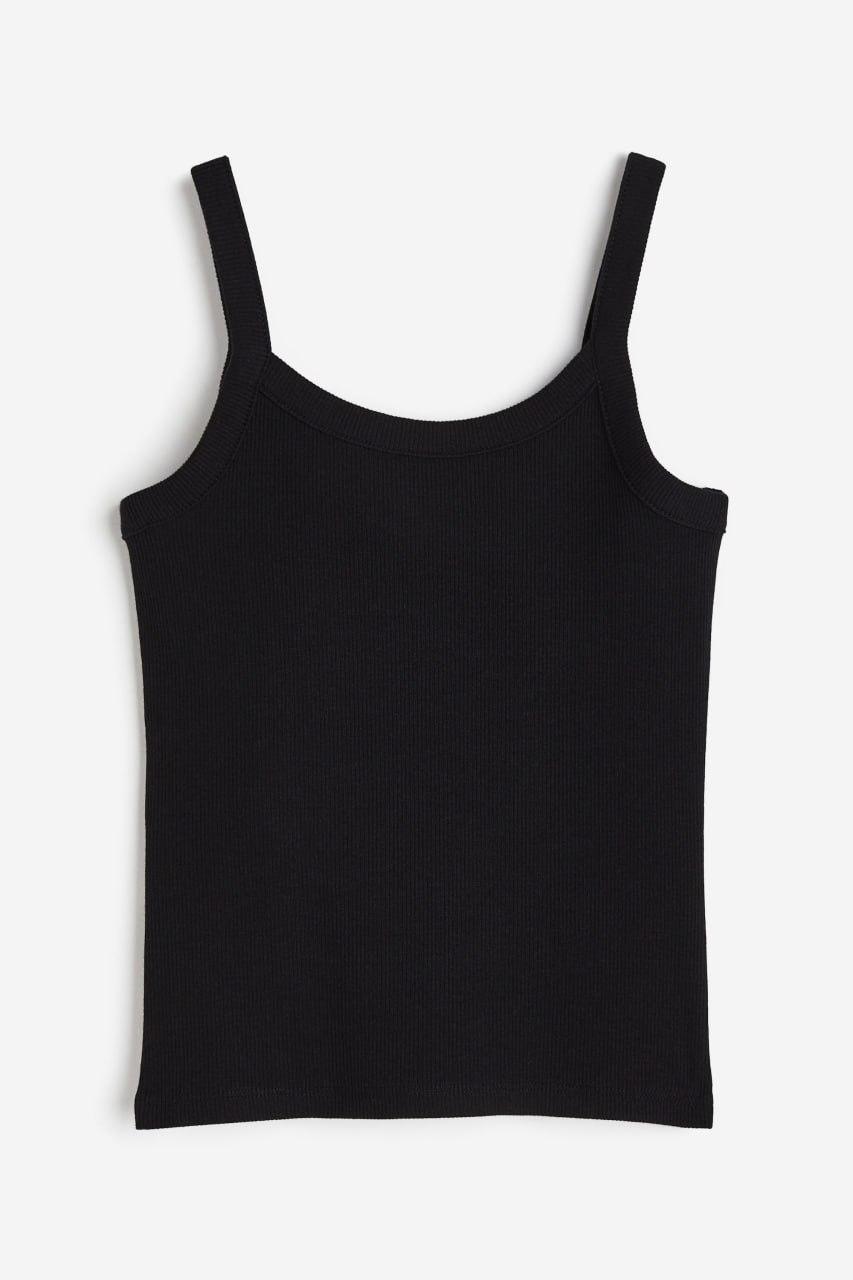 Майка H&M 1219022 146-152 см Черный Майка H&M 1219022 146-152 см Черный