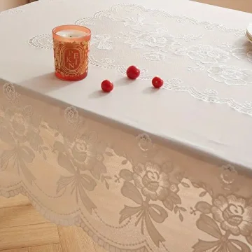 Скатерть водонепроницаемая 137х180 см Белый (G00178) - фото 4 Скатерть водонепроницаемая 137х180 см Белый (G00178) - фото 4